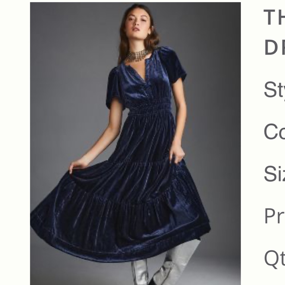 Anthropologie Somerset Maxi Dress